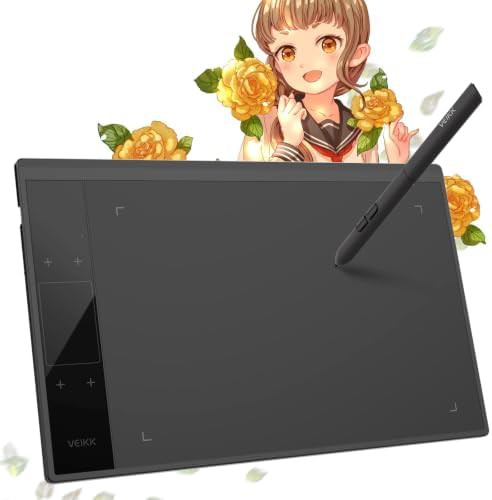 Beginner graphics tablet with shortcut keys