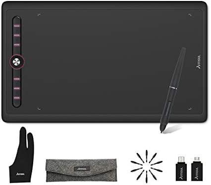 Pen tablet with integrated scroll wheel
