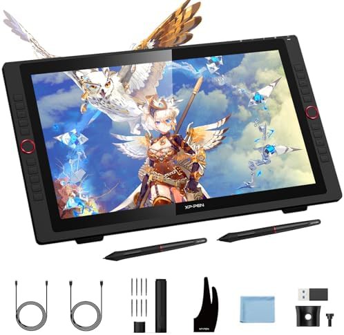 Large 22 inch pen display with red dials