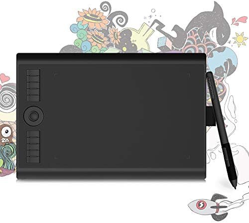 Drawing tablet with tilt support and radial controller