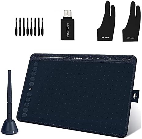 Starry blue ten inch tablet with multimedia keys