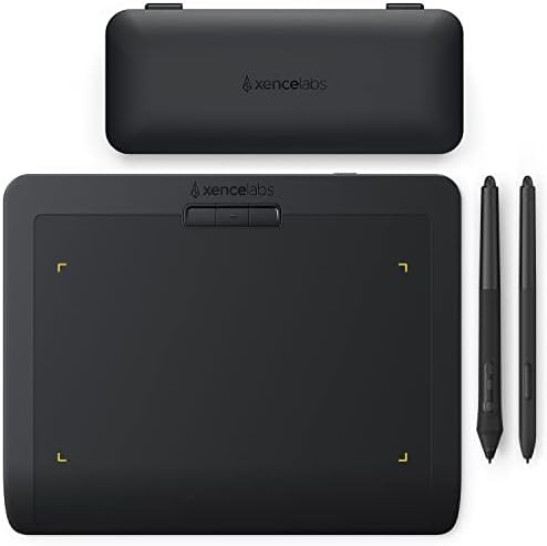 Small portable wireless drawing tablet with two pens