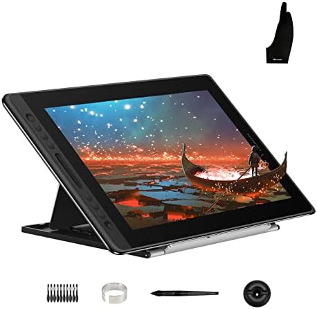 Laminated sixteen inch display with adjustable stand