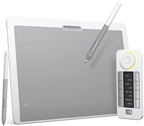 Medium drawing tablet in nebula white