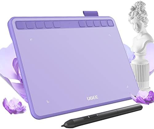 Purple graphics tablet with tilt support