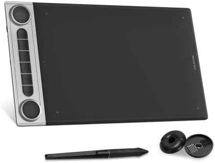 Bluetooth drawing tablet with dual dials