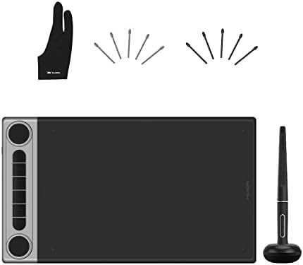 Bluetooth graphics tablet with dual dials and glove
