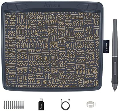 Compact nine inch art tablet for beginners