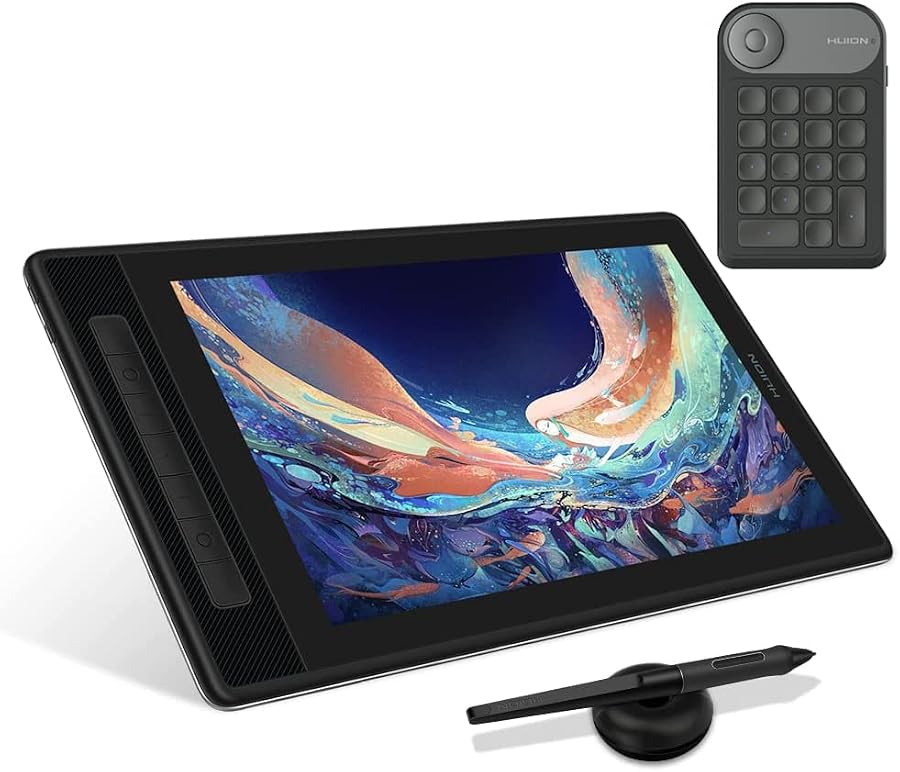 Thirteen inch QHD display with mini keydial