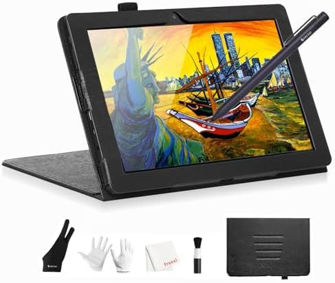 Compact eight inch standalone Android drawing tablet