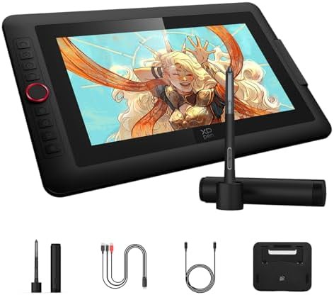 Thirteen inch drawing monitor with red dial and 16k pressure