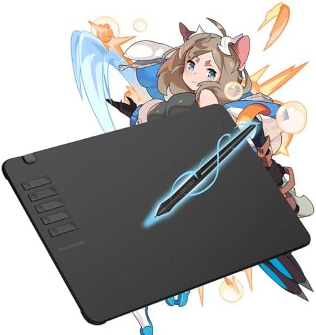 Ten inch high pressure sensitivity pen tablet