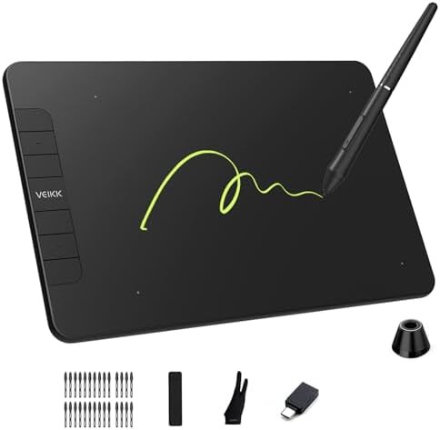 Small pen tablet with six shortcut keys