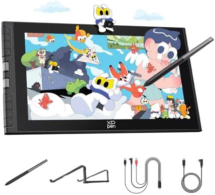 Third generation drawing tablet with anti-glare glass