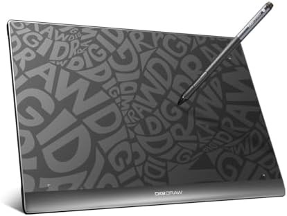 Large wired drawing tablet for design beginners