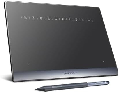 Wireless drawing tablet for artists six by four