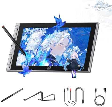Silver 11.9 inch drawing monitor for beginners