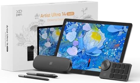 OLED touchscreen display with dual styli