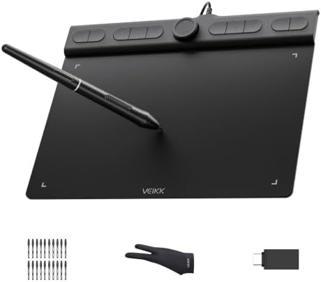Eight by five inch tablet with high sensitivity